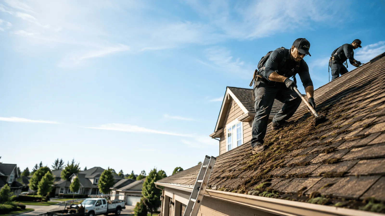Roof Moss Removal in Winnebago, IL near me